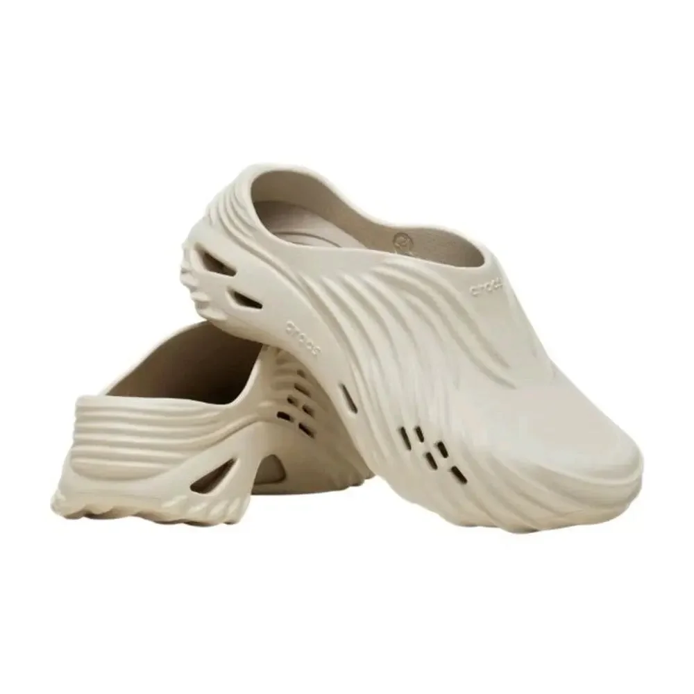 Crocs Echo Wave Almond Tint 210521-0LD Men's 10 Women's 12 New Slip On Comfort